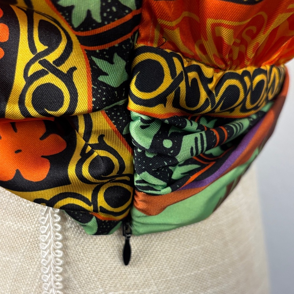 Zara Multicolor Patterned Crop Top - image 6